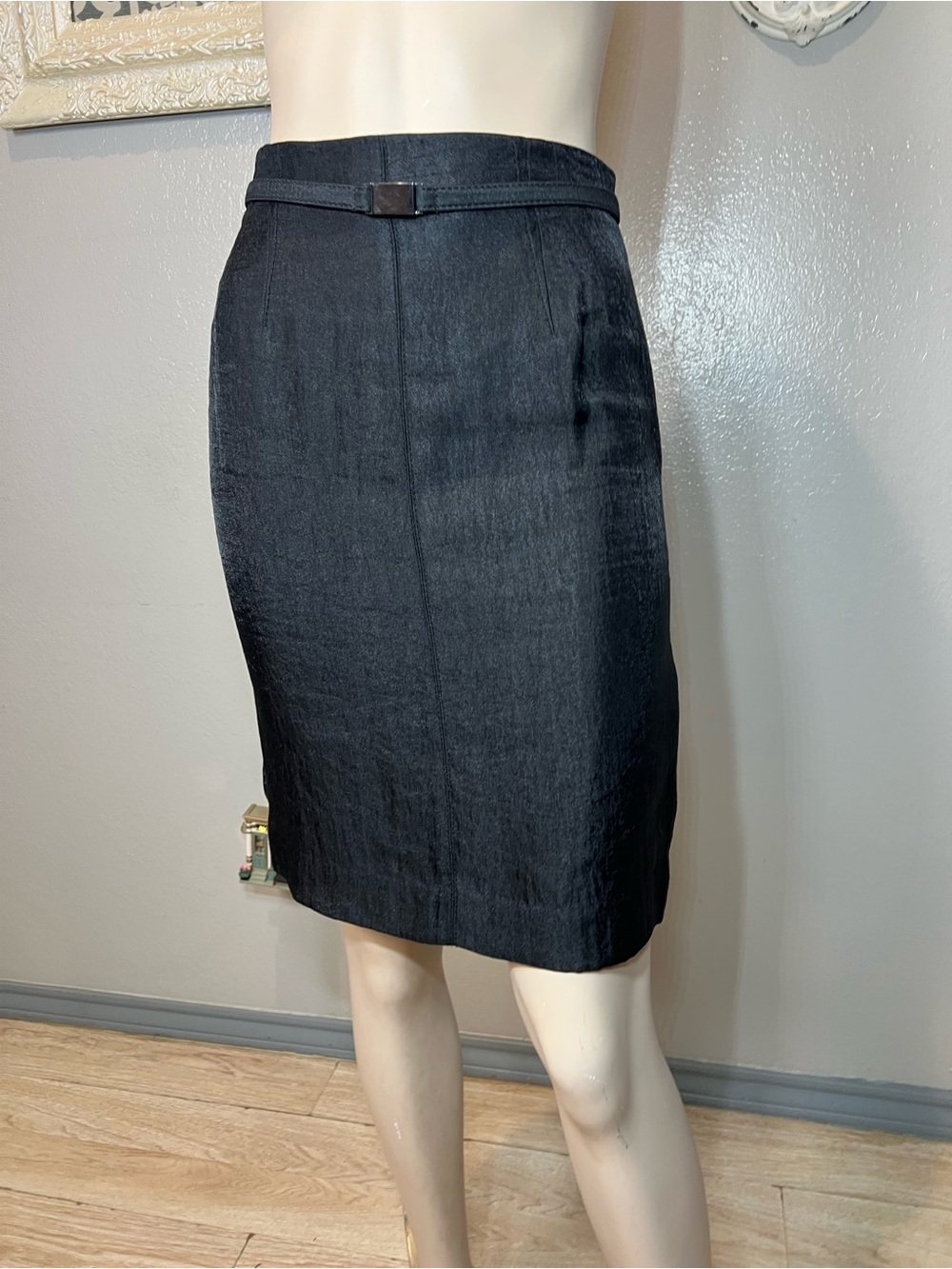 Classic Black Pencil Skirt - Sleek Office Style